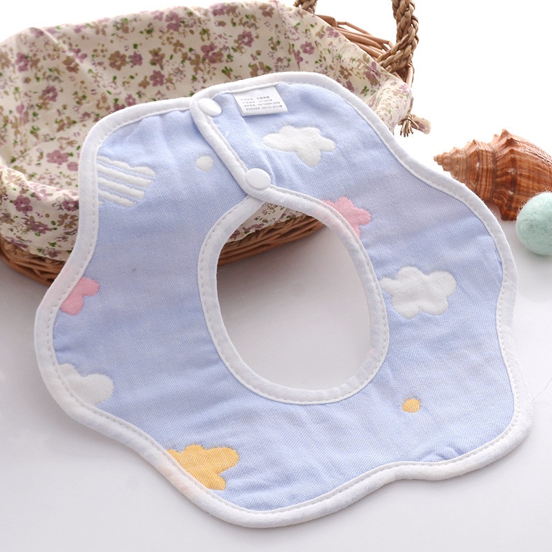 Bebê babadores bonito dos desenhos animados padrão da criança do bebê à prova dwaterproof água saliva toalha de algodão ajuste 0-3 anos de idade infantil arroto panos alimentação: 4