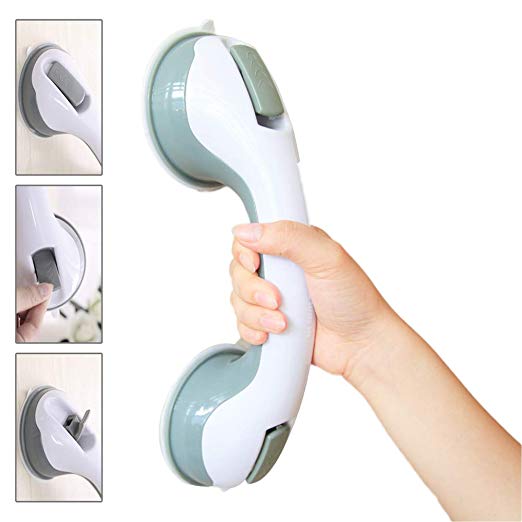 Shower Handle 12-inch Bathroom Safety Handle with Powerful Vacuum Suction Cup Safety Handrails For The Elderly Non-slip