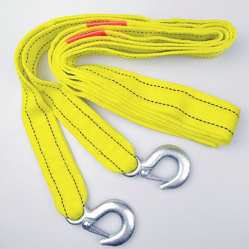 Vehicle traction rope 4 m 5 t strong traction rope vehicle trailer rope Traction rope of automobile with hook