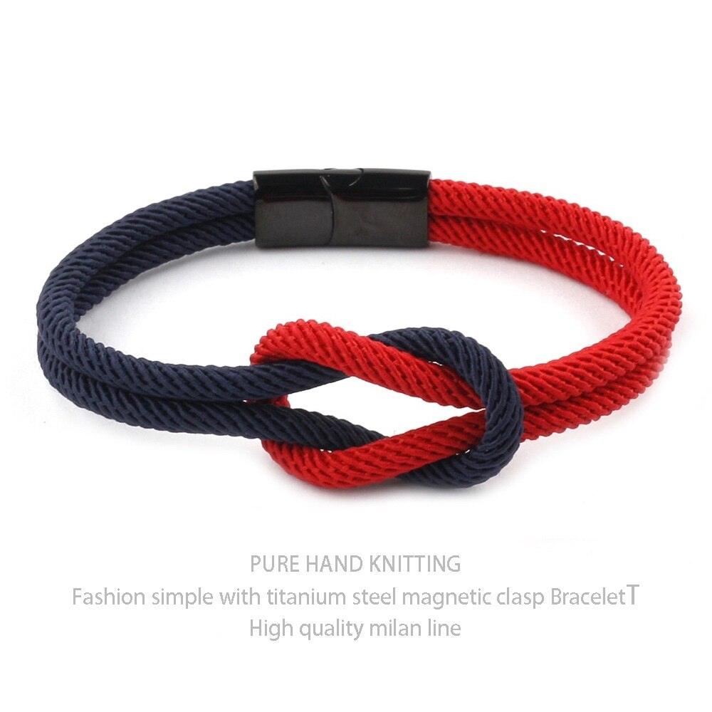 Bransoletka lotnicza lina poliestrowa kotwica bransoletka męska bransoletka