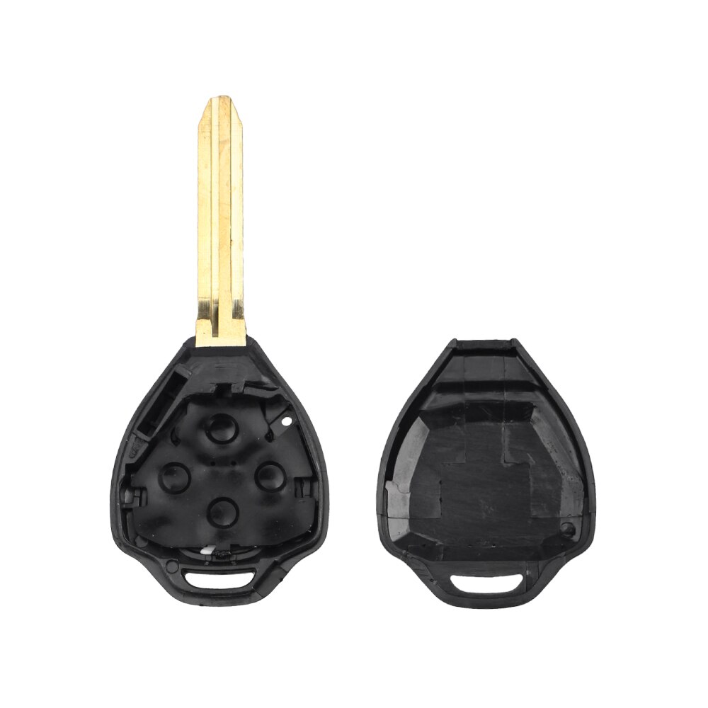 Keyyou 4- knops autosleutelbehuizing voor toyota corolla alphard camry toy 43- bladig