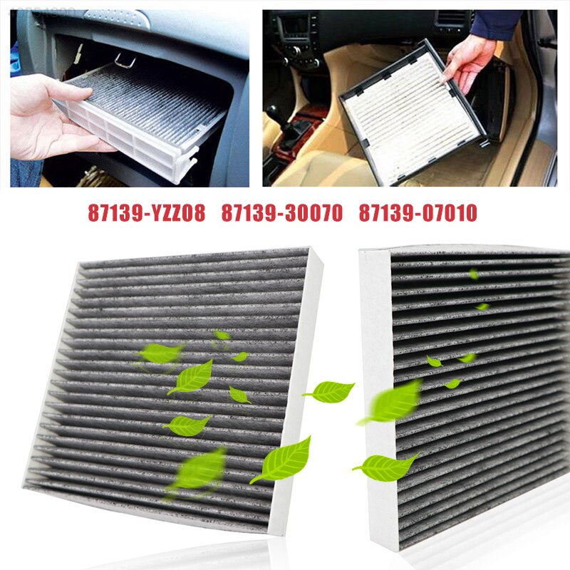 Filtro de aire de polen de cabina de coche OE 87139-YZZ08 87139-30070 87139-07010 para Toyota Auris Avensis Camry Corolla Hilux RAV4 Prius Yaris