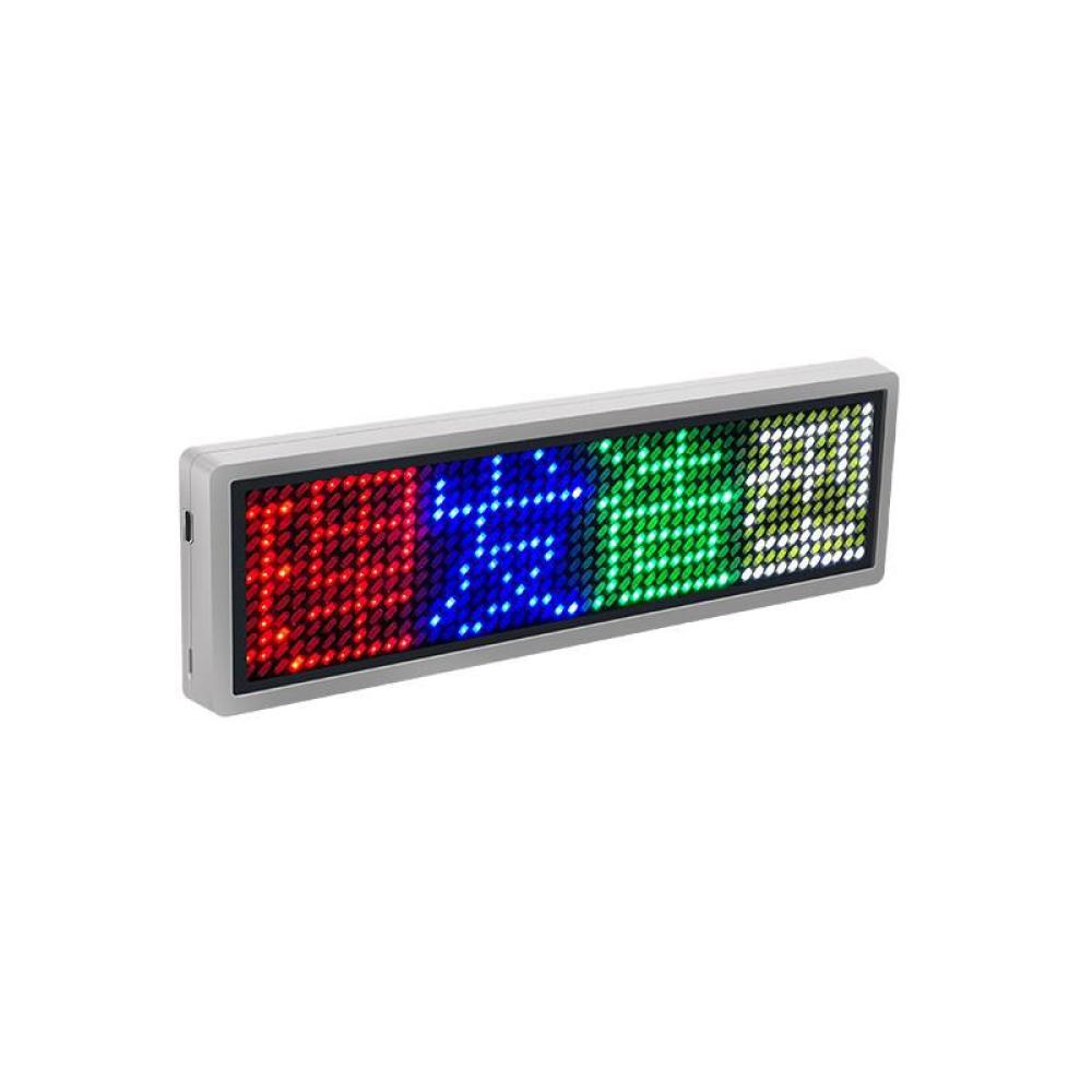 Bluetooth LED Name Abzeichen Preis Tag Restaurant Shop Ausstellung Nacht Club Hotel Digitale WILLKOMMEN Signage Led Abzeichen Clip Insignia