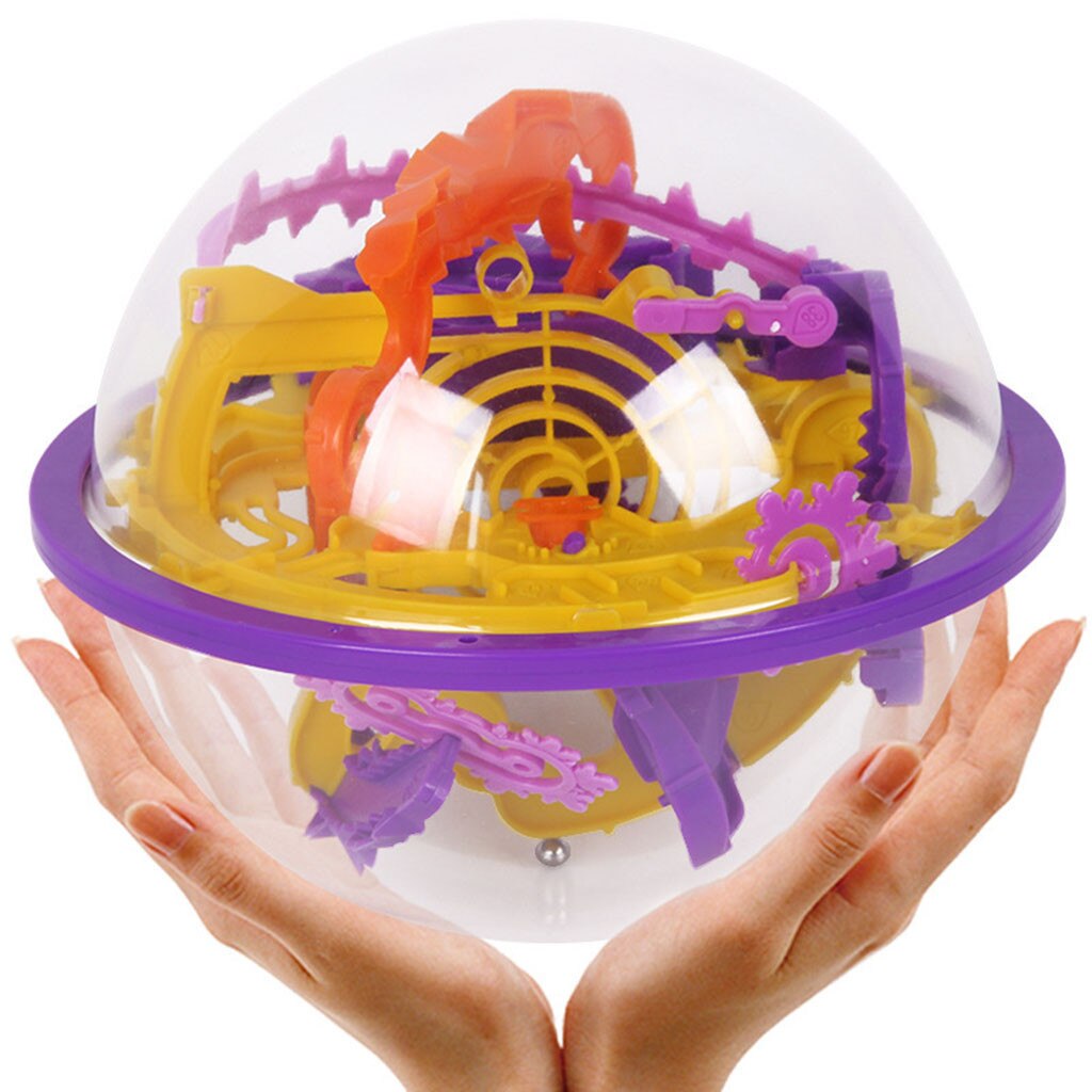 100 Stap 3D Magic Doolhof Intellect Bal Bol Globe Speelgoed Voor Kinderen Educatief Brain Tester Balans Training Speelgoed