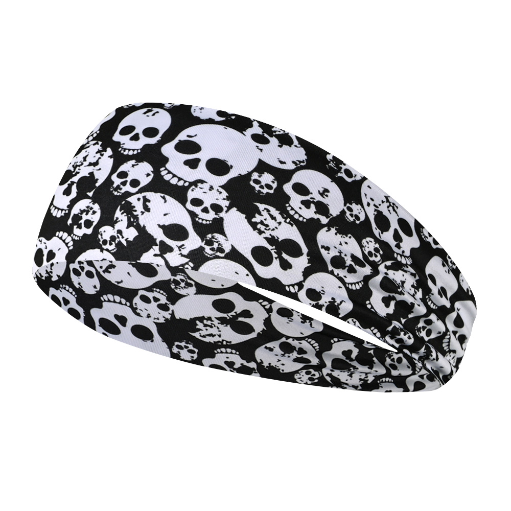 Zweetbandjes Workout Sport Hoofdbanden Voor Mannen Camo Headwraps Zweet Absorberende Haarband Breed Basketbal Voetbal Fietsen Hardlopen Yoga: Roze