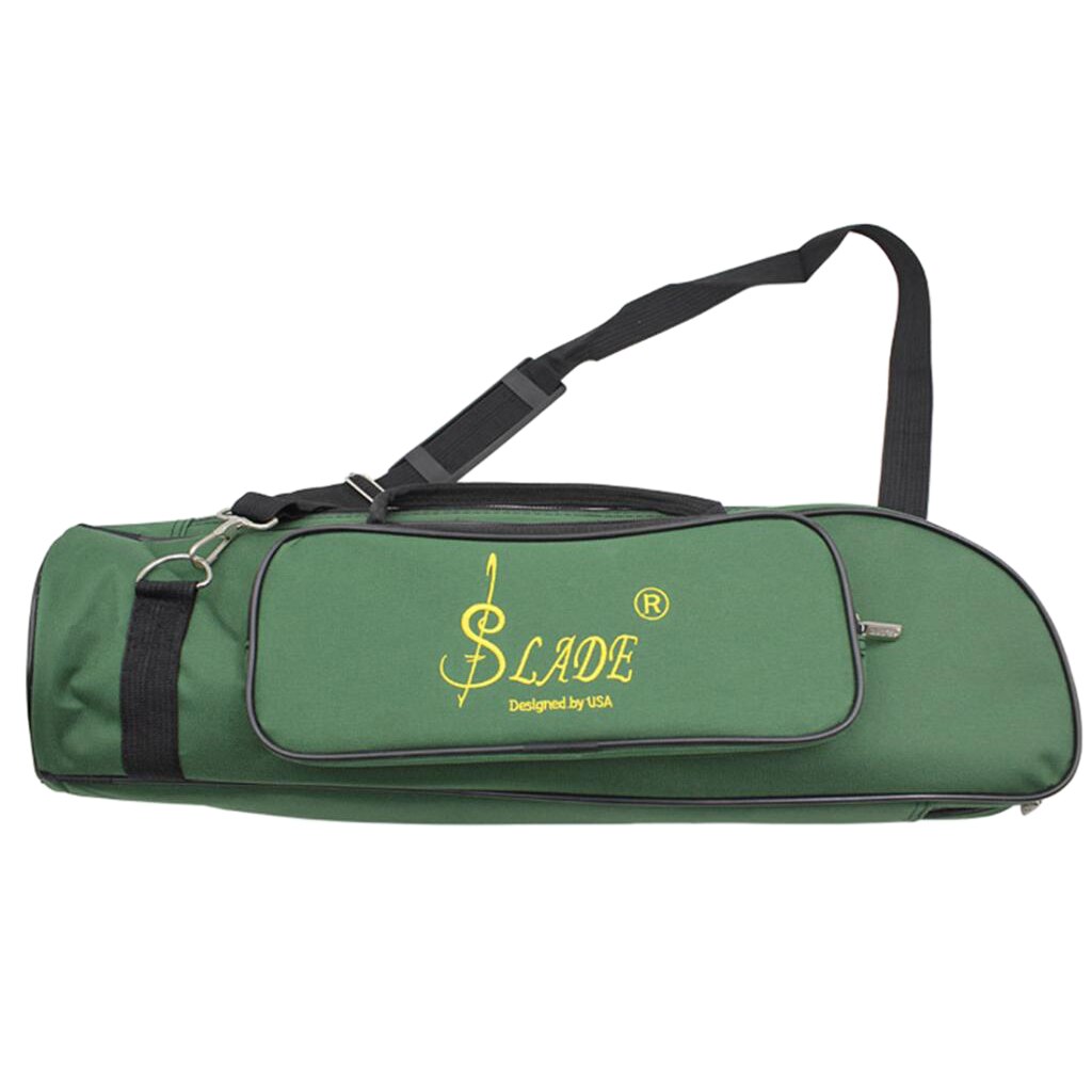Trompet Soft Pocket Gig Bag Voor Lade Trompetten Professionele Draagbare Groene