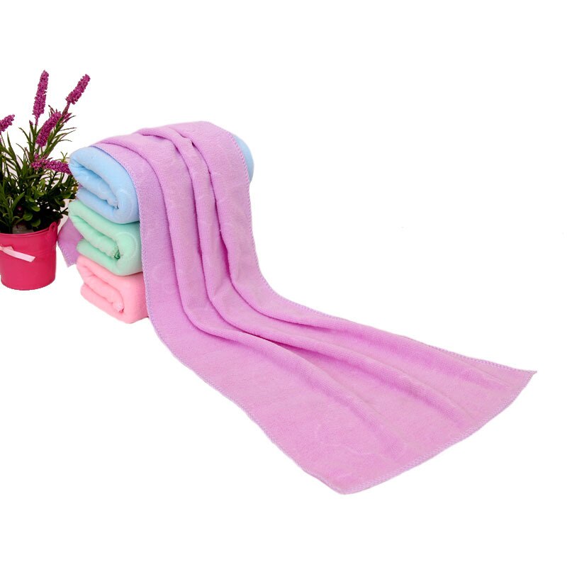 Nano-micro Fiber Towel Bear Pattern Multi-functional Kitchen Cleaning Absorbent Towel: Purple 
