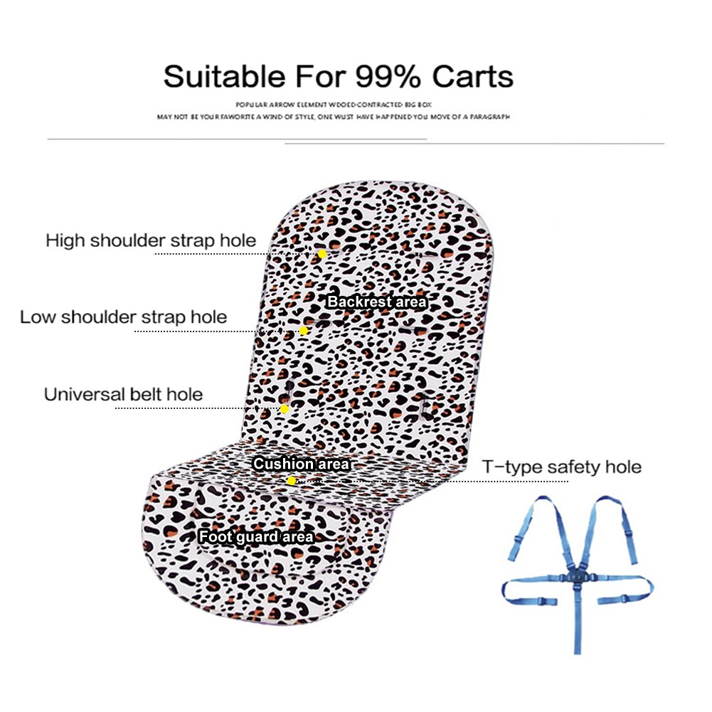 Kinderwagen Zitkussen Kids Kinderwagen Kar Hoge Stoel Trolley Zachte Matras Kinderwagen Kussen Accessoires