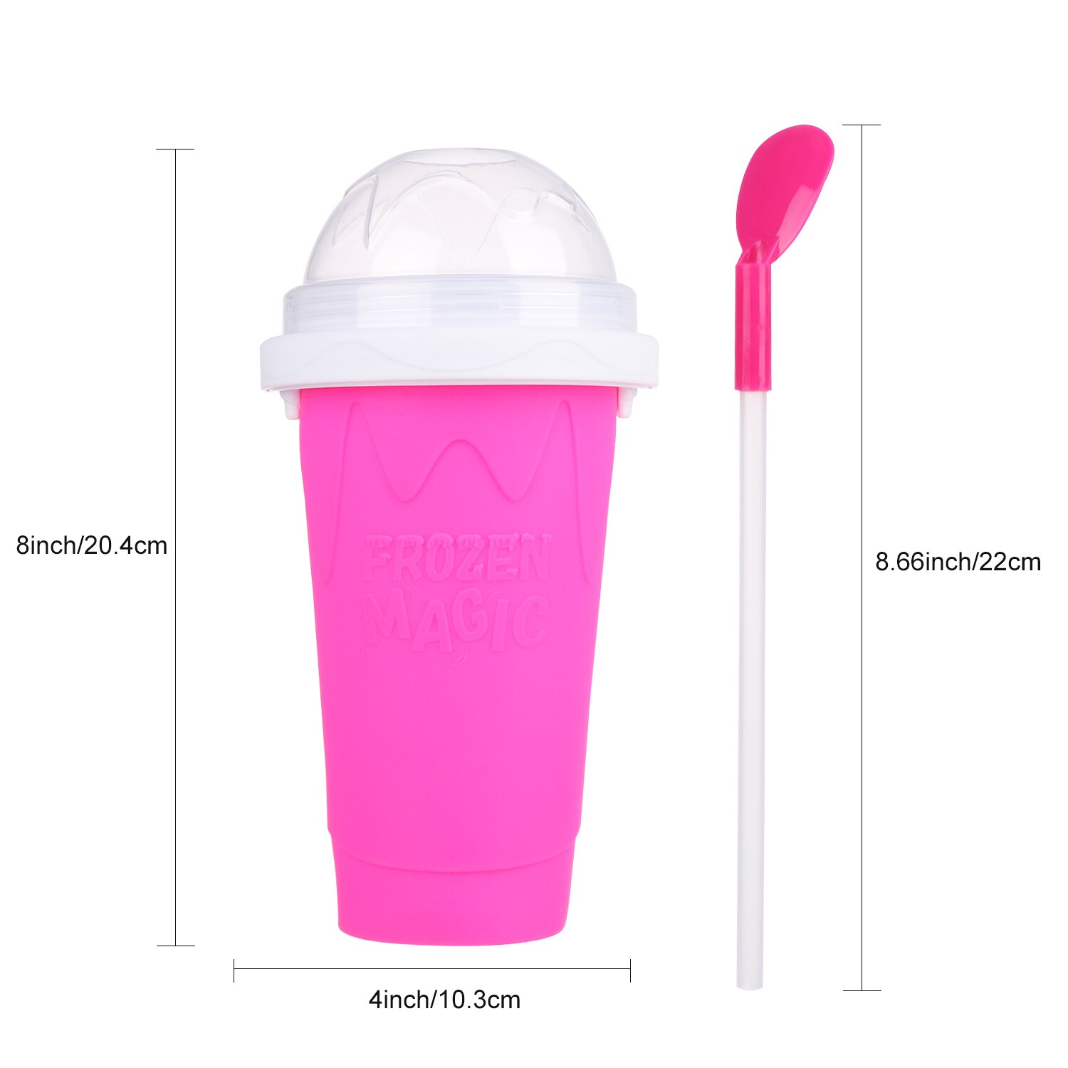 Tasse à Smoothie glacé en Silicone pour l'été, pour la conservation rapide des Smoothies glacés