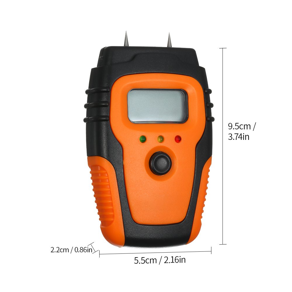 Wood Moisture Meter Handheld Building Material Hygrometer Mold Prevention Check Digital Humidity Sensor For Wall Floor Furniture