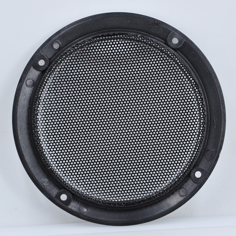 For 2"/3"/4"/5"/6.5"/8"/10" inch Audio Speaker Conversion Net Cover Decorative Circle Metal Mesh Grille #Golden+Black