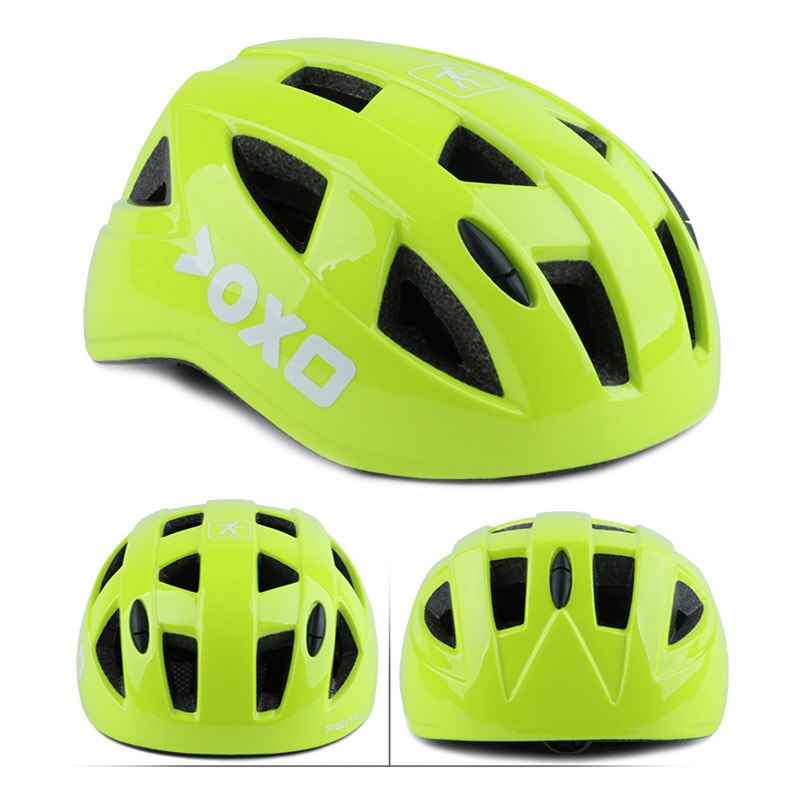 Ultralight Kinderen Fietshelmen Kids Fietshelm Veiligheid Fietsen Mtb Skate Helm Mountainbike Hoeden Mj: Geel / S