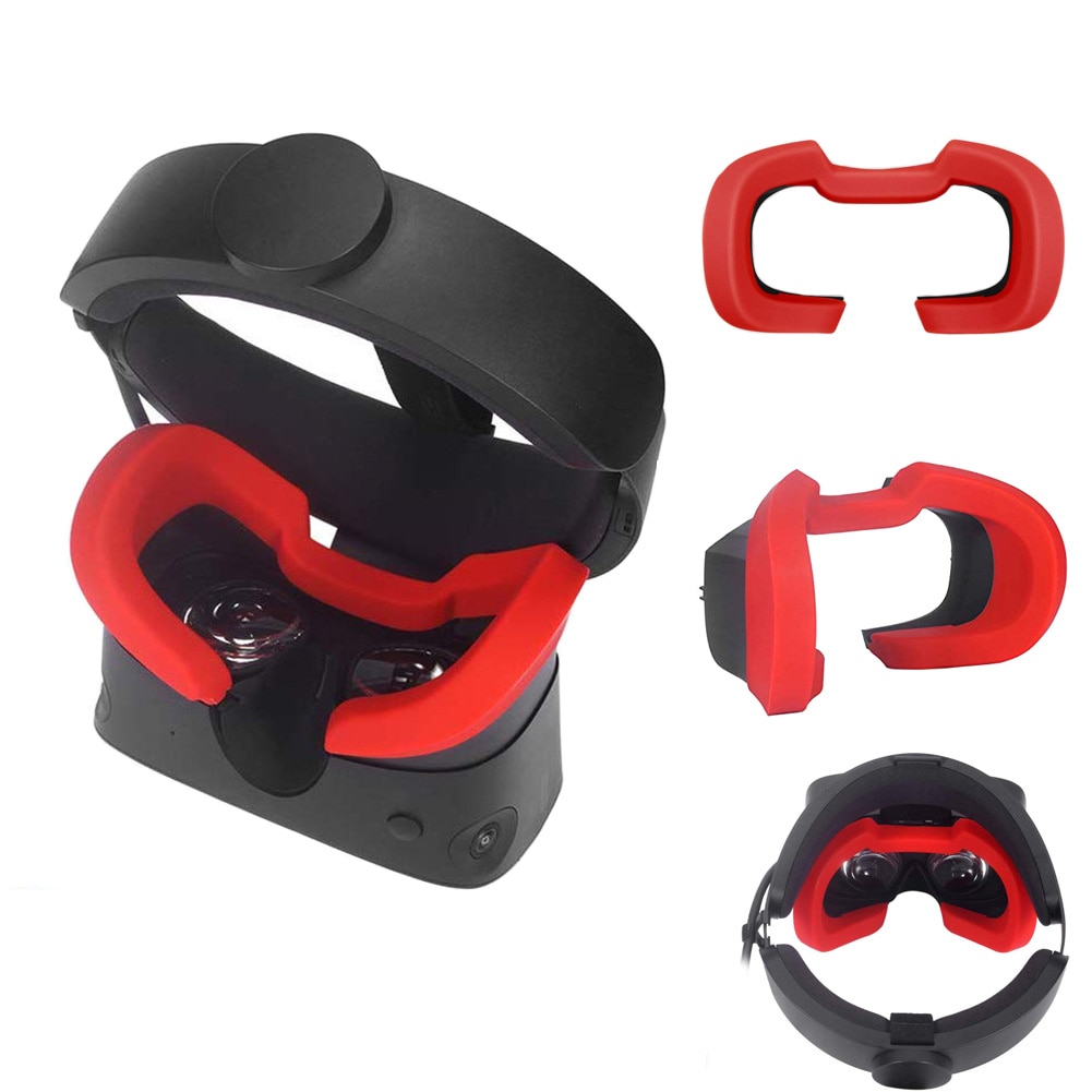 Vr Headset Siliconen Ademend Lichtgewicht Soft Eye Mask Cover Draagbare Vervangende Onderdelen Gezicht Pad Comfortabel Voor Oculus Rift S