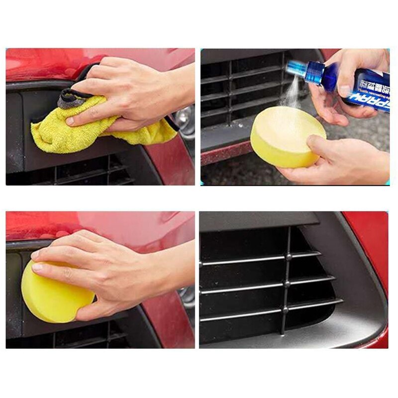 Automotive Plastic Parts Refurbishment Agent / Interior Coating Wax Anti Scratch Hydrophobic Polish Nano Coating Agent