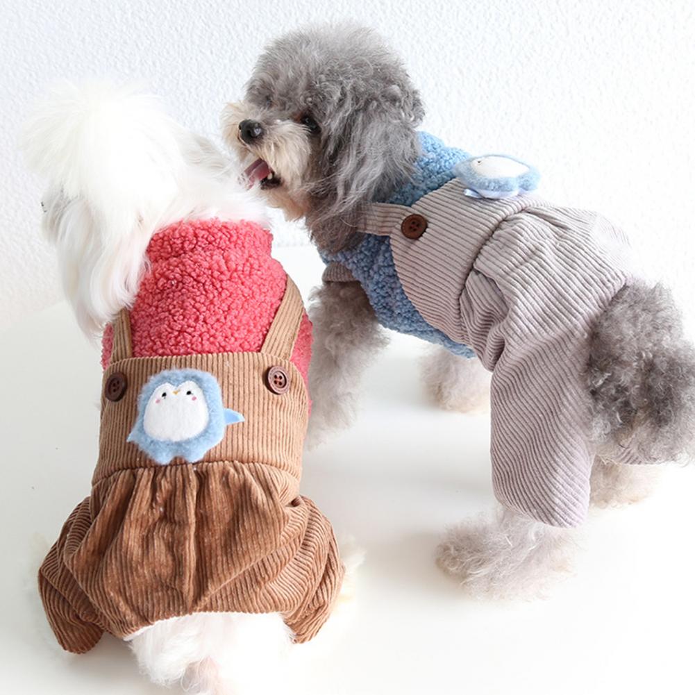 Costume de pingouin pour chien, combinaison Portable et utile, accessoire pour animaux de compagnie, doux et accrocheur