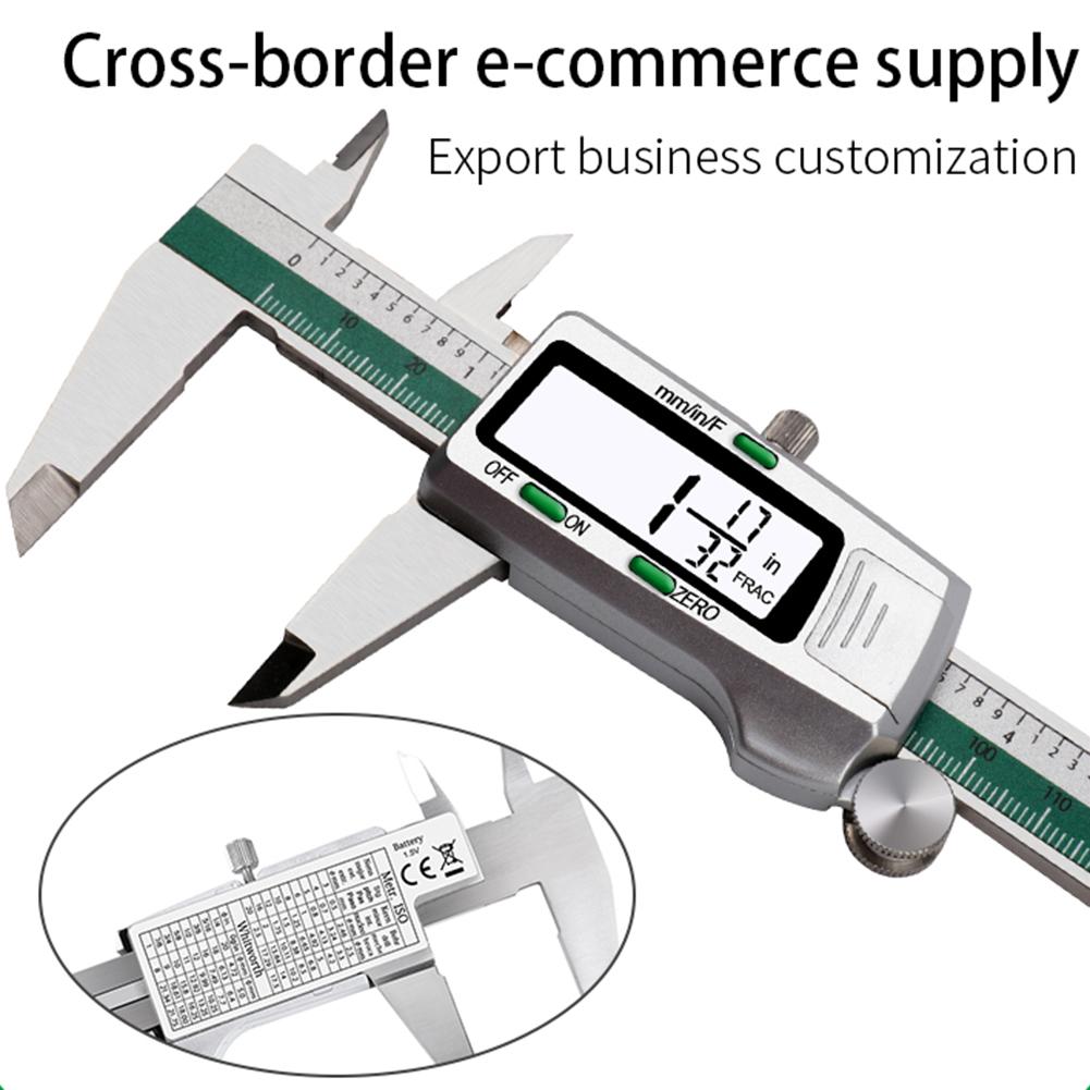 Digital Caliper LCD Display mm/inch Digital 0-300mm Accuracy 0.02mm Vernier Caliper Gauge Micrometer Measuring Tool