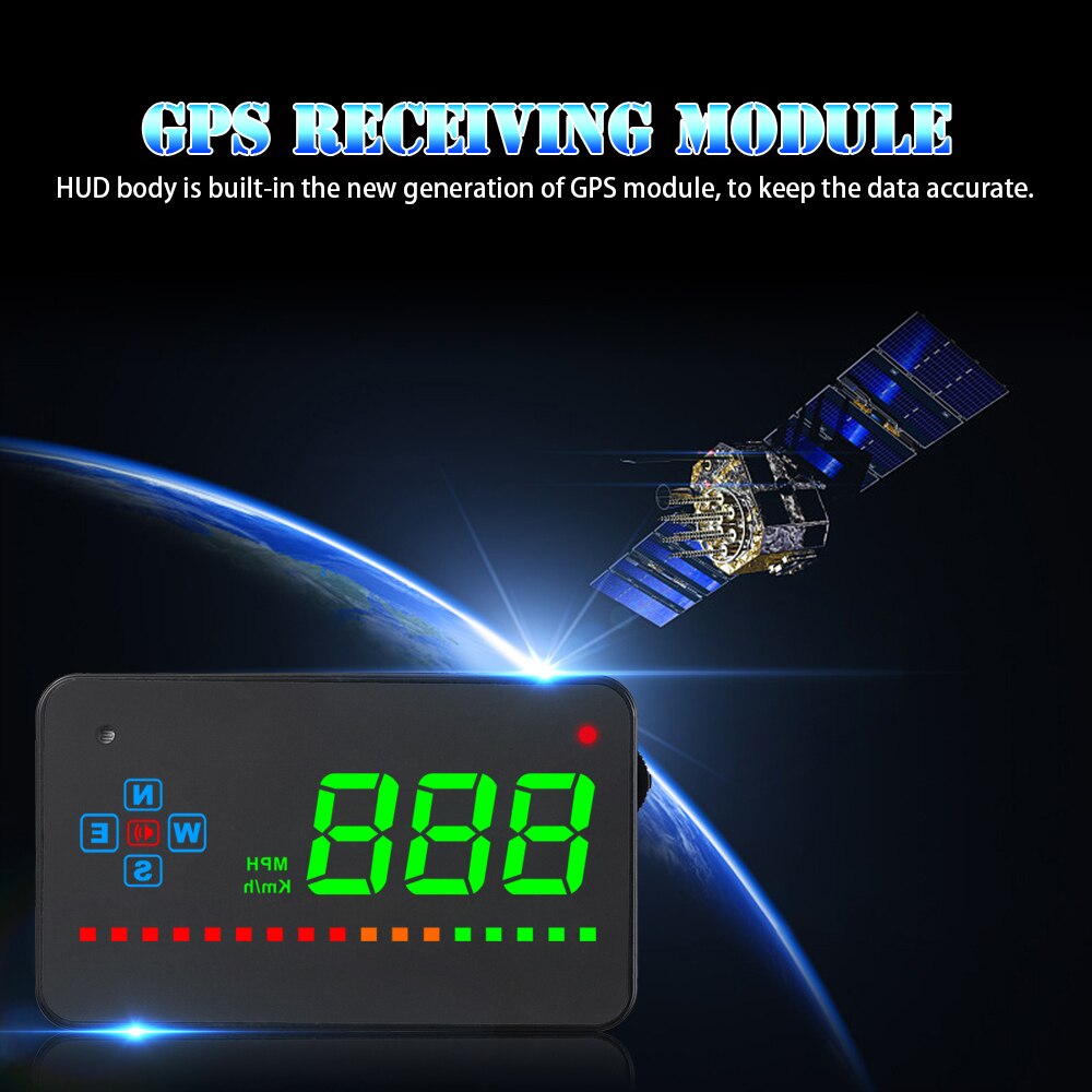 A2 Car HUD Head Up Display Car Speed Windshield Projector GPS Digital Head Up Display