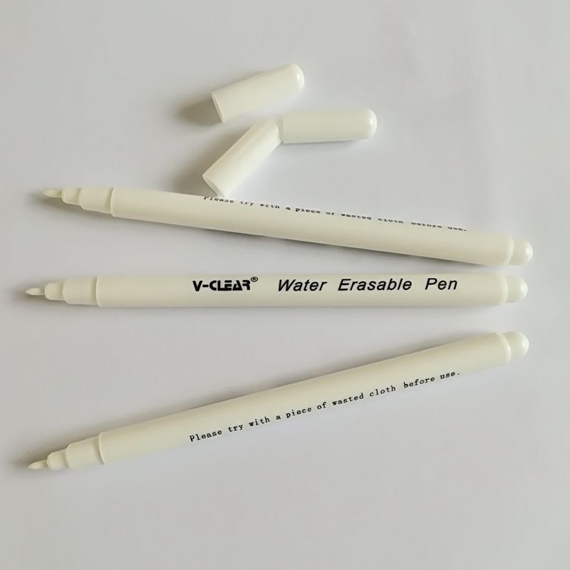 White Water Oplosbare Marker Pen Voor Donkere Stof Markering Pen 3 Pcs Textiel Marker Water Uitwisbare Pen Voor Donkere Lederen markering