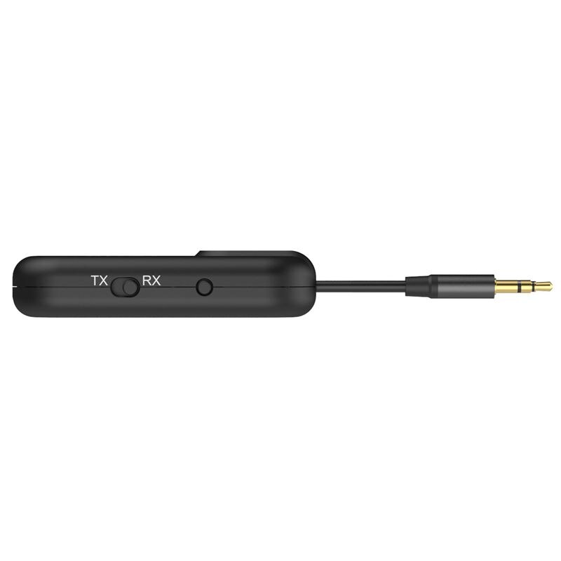 Bluetooth 5.0 sender modtager trådløs 2 in 1 ladebar til tv pc bil højtaler 3.5mm aux hifi musik o adapter