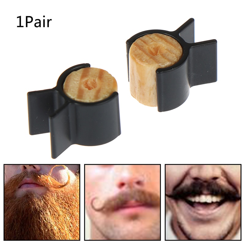 Holz Kieselsäure Gel Lenker Schnurrbart Ausbildung Räder Für Männer Salon Schnurrbart Styling Vorlage für Bart Gestaltung Trimmen Werkzeug