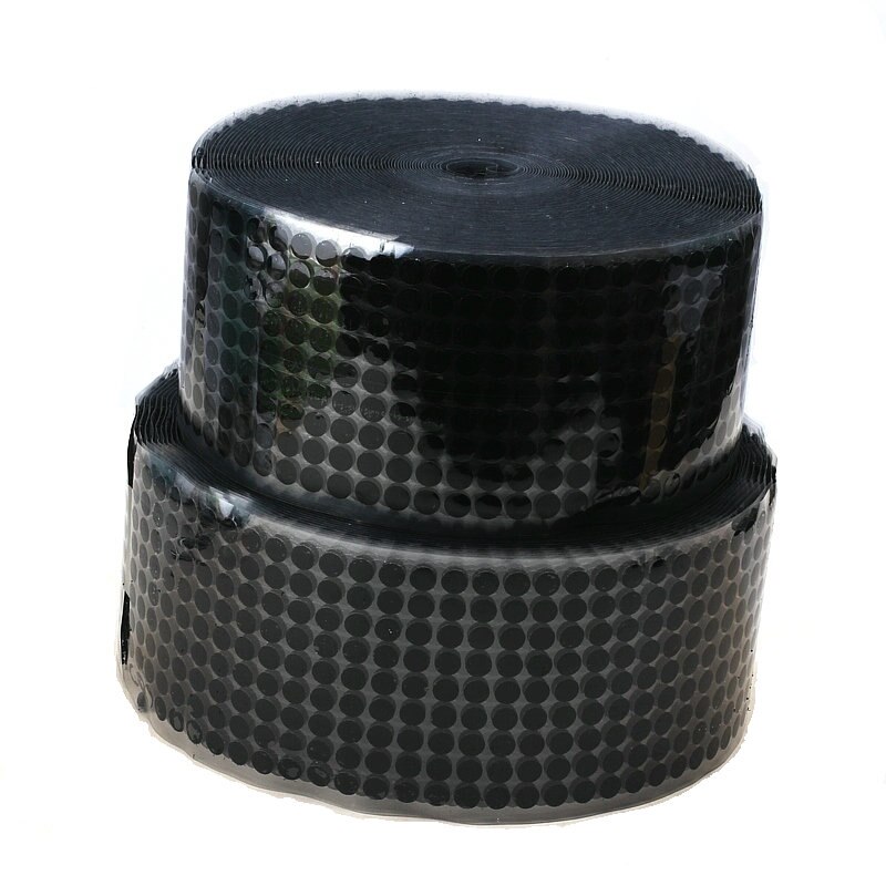 JYMISS DOT Velcro Velcro tape adhesive tape self-adhesive tape small DOTS, tear-pull tape 50Pairs 99Pairs: 10mm black 54pairs