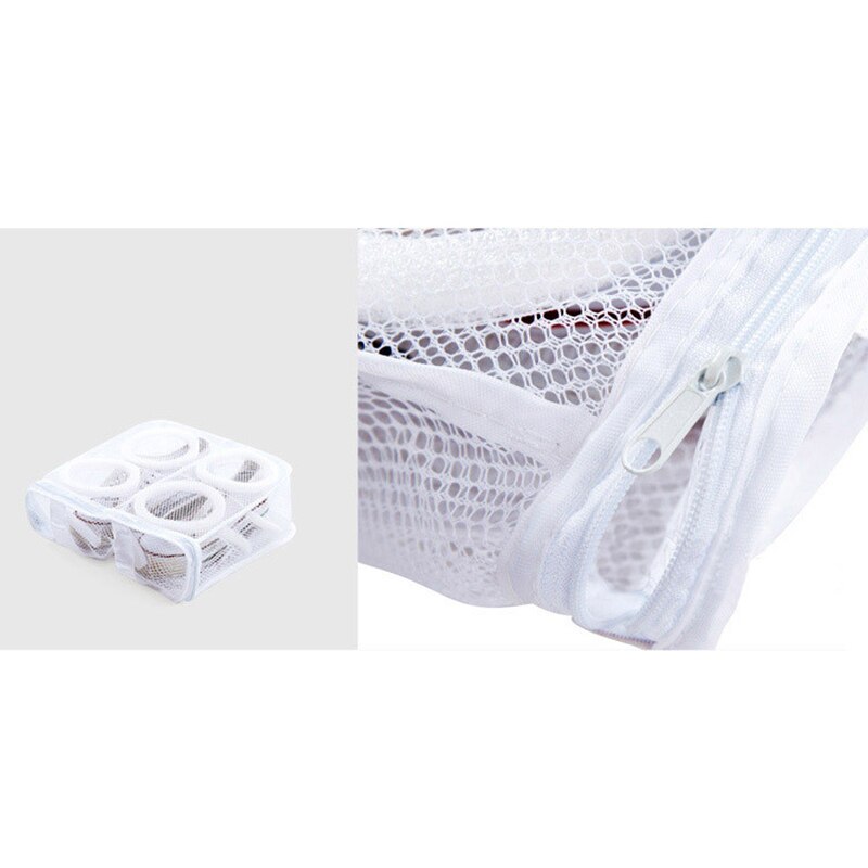 Durable Polyester Washing Shoes Mesh Net Air Bag Pouch Washing Machine Cleaner Laundry Bag Case Shoe Hanging Bag For Durable