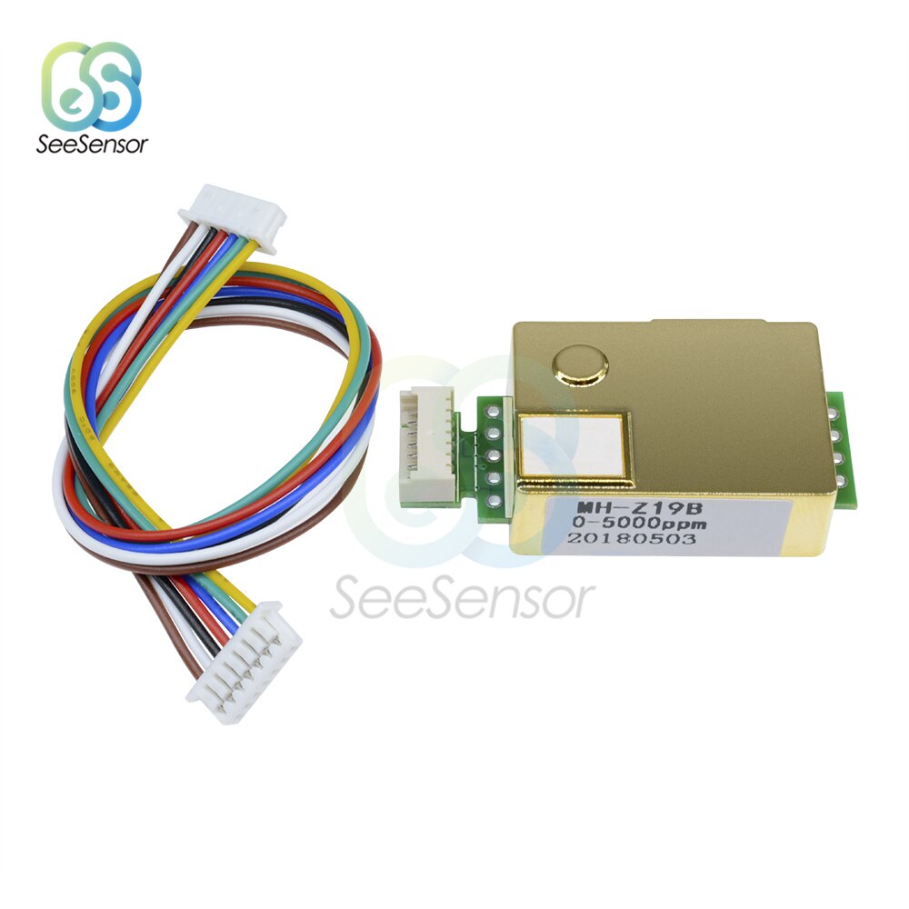 MH-Z19 Infrared CO2 Sensor Module for CO2 Monitor MH-Z19B Carbon Dioxide Gas Sensor 0-5000ppm