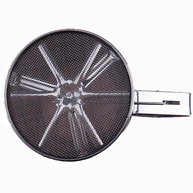 Kitchen Stainless Steel Mesh Flour Sifter Mechanical Baking Icing Sugar Shaker Sieve Mesh Cup Shape Baking Tool