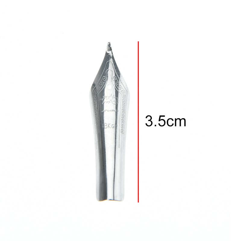 1 PCS 750 159 Silver Fountain Pen Curved Tip Diy For Jinhao