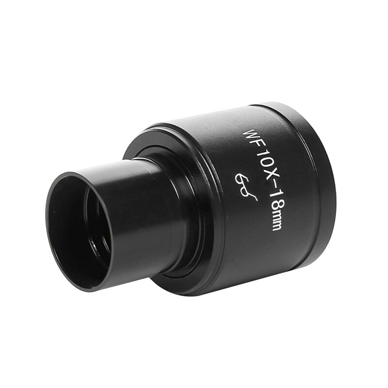 Een Stuk WF10x/18 Mm Biologische Microscoop Oculair Met Dradenkruis Schaal Hoge Oog Punten Oculaire Montage Maat 23.2 Mm kaliber
