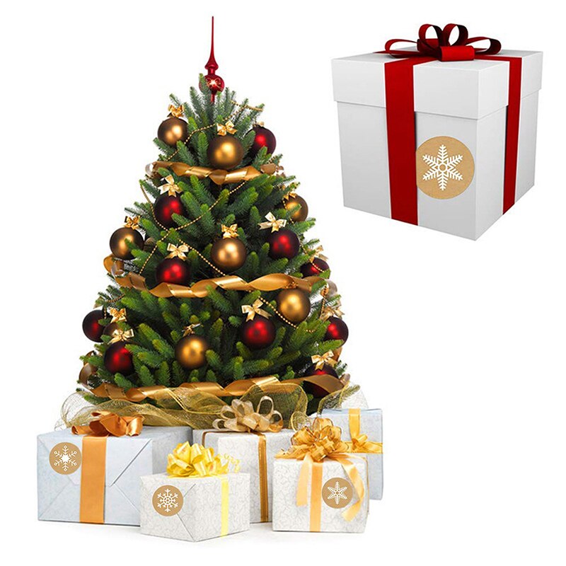 1 rol rond 13 ontwerpen vrolijke kerststickers bedankt stickers sluitlabels voor enveloppen kaarten verpakking scrapbooking