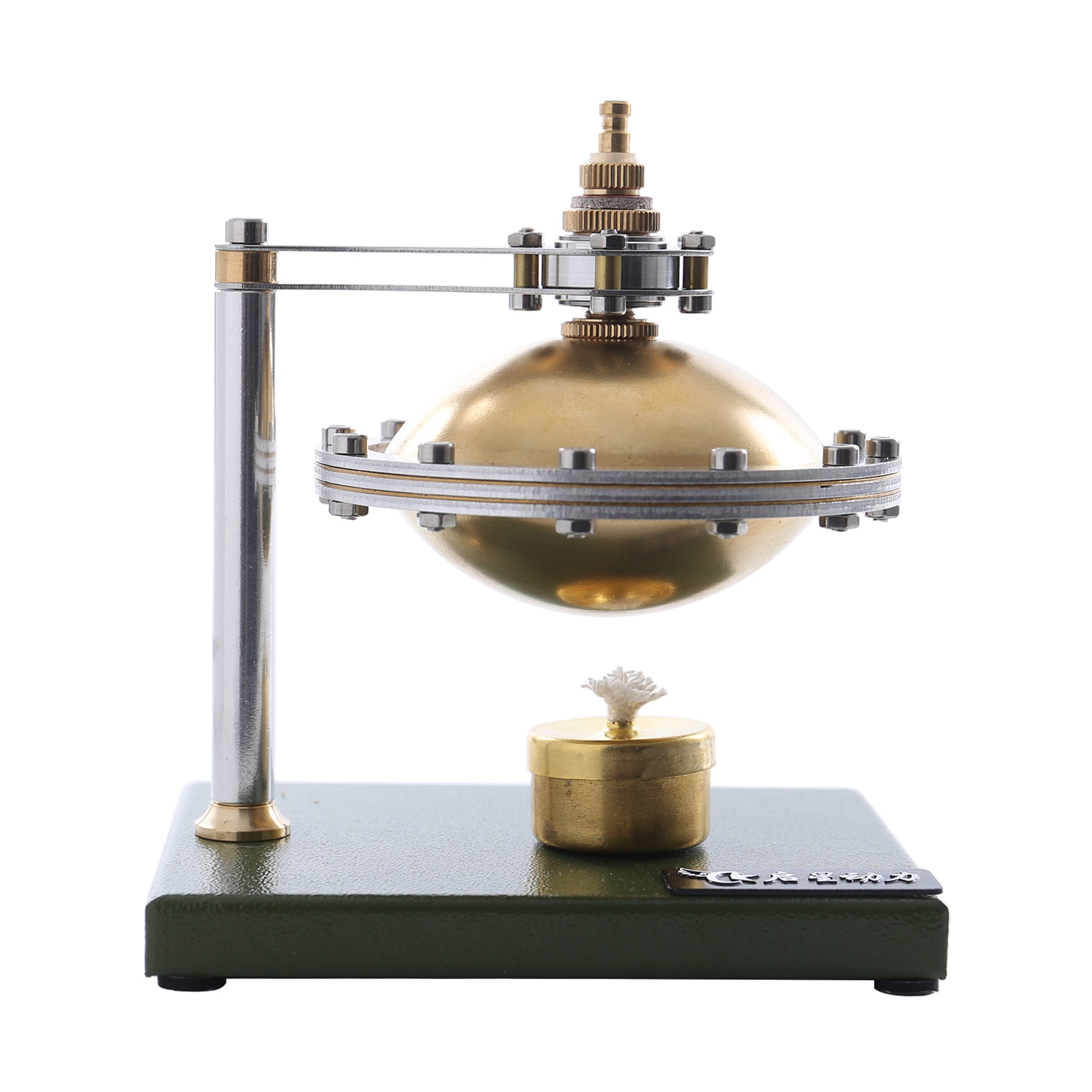 Ufo Spin Schorsing Air Stirling Engine Motor Stoom Warmte Elektriciteit Generator Machine Onderwijs Model Speelgoed Kits