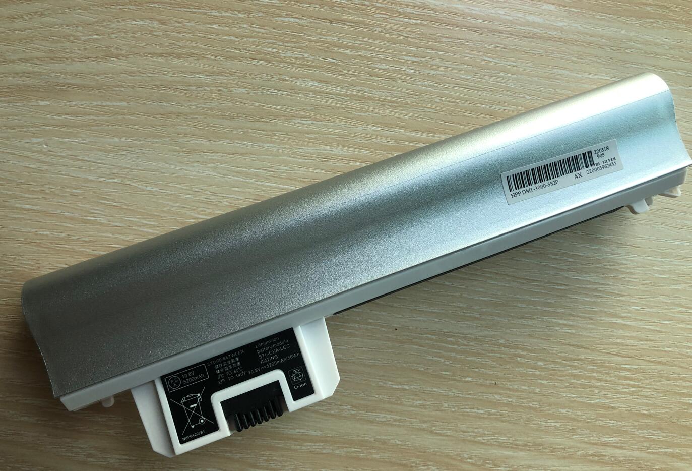 Batterie argentée pour HP pavillon dm1 3000/3105 m/3115 m DM1Z-3200 GB06 HSTNN-OB2D HSTNN-YB2D HSTNN-LB2G OB2D YB2D DM1-3000 DM1 3000