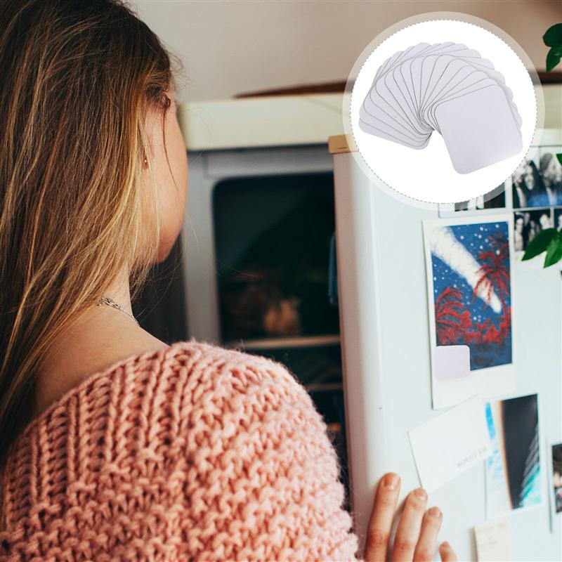 16Pcs Refrigerator Magnets Sublimation Blank Magnet Simple Home Fridge Magnet Printable Photo Magnet Fridge Magnet