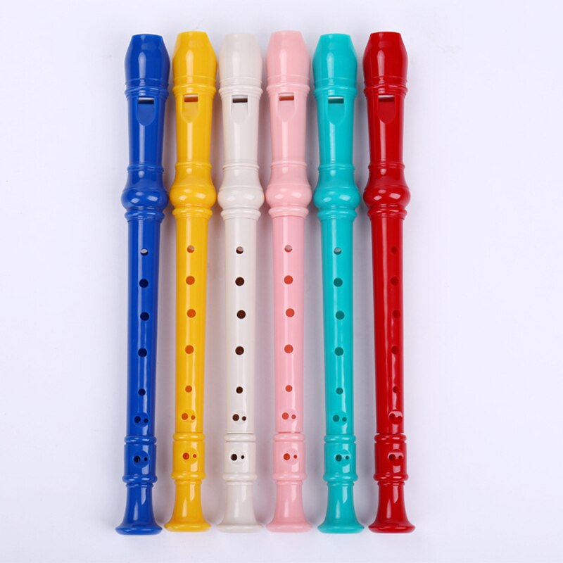 C Key Soprano Recorder ABS Soprano Descant Recorder Clarinet 8 Holes German Style with Fingering Chart Cleaning Stick for Kids