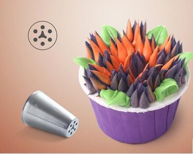 Russian Tulip Stainless Steel Icing Piping Nozzles Pastry Decorating Tip Fondant Cake Cupcake Decorator 11 Patterns: 8