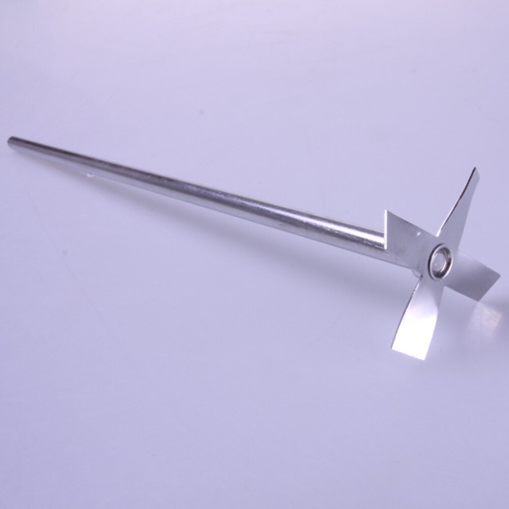 Lab Stainless Steel Cross Shaped Four Leaf Agitator Blade for Stirrer Lab Supplies length 300mm