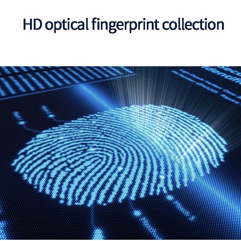 A10 Fingerprint Time Attendance System Clock Recorder Employee Recognition Recording Device Electronic Machine(US Plug)