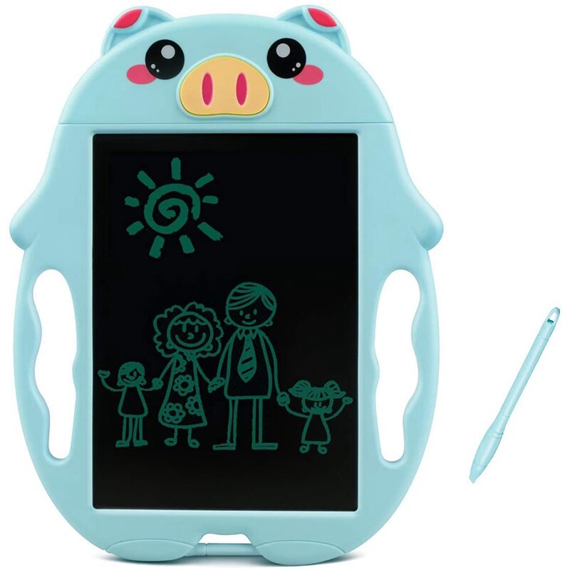 9 Inch Lcd Schrijven Tabletten Kleurrijke Bericht Tekening Leuk Voor Kinderen: Blue