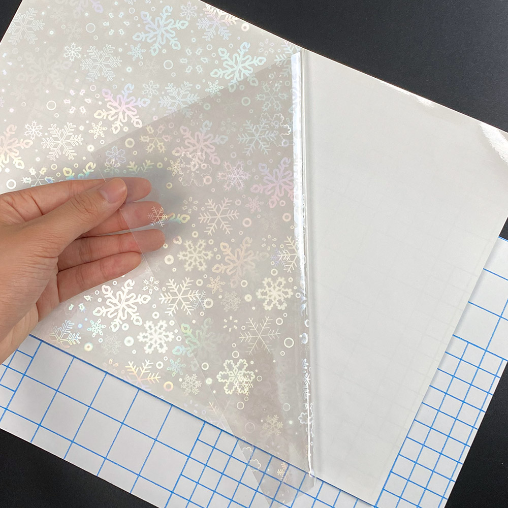 10 Vellen A4 Holografische Foto Lamineren Film Glanzende Folie Plakband Plastic Film Stempelen Op Papier Voor Laminator Machine: 12