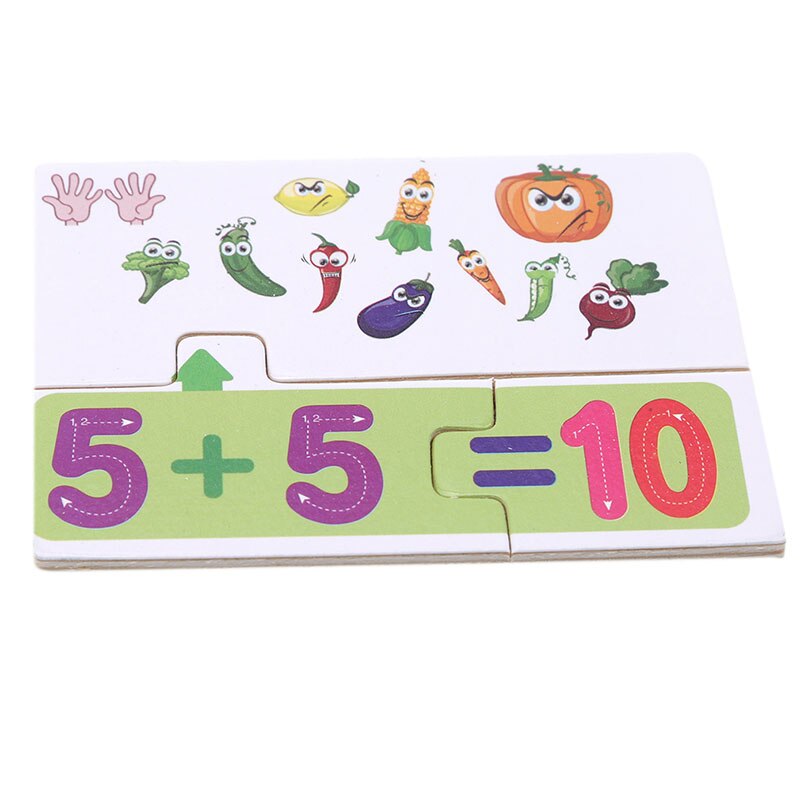 Children Learning Education Colorful Puzzles Literacy Cognition Cultivate Cards Puzzle Kids Educational Toys For Baby