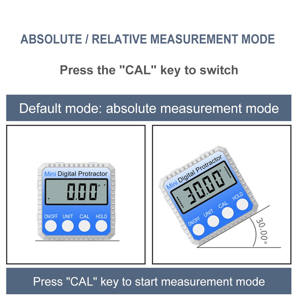 Angle Protractor Universal Bevel 360 Degree Electronic Digital Protractor Inclinometer Tester Measuring Tools For Construction