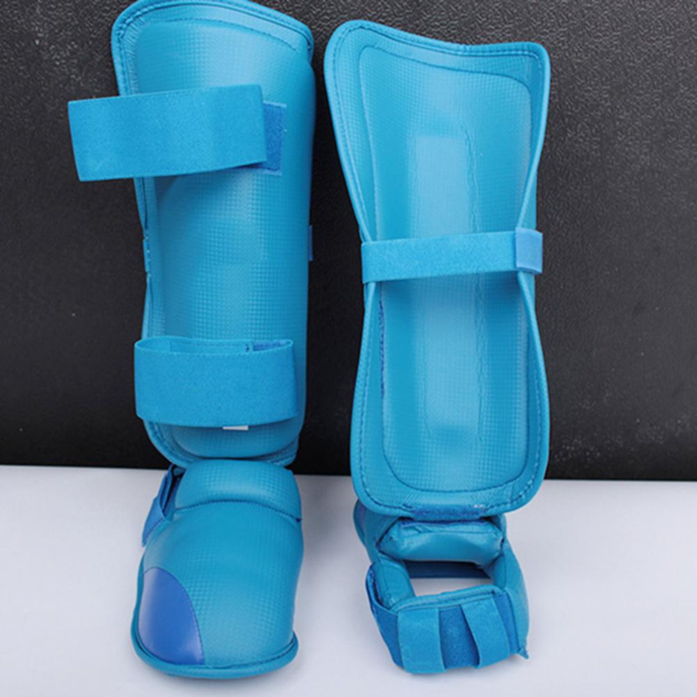 Protège-jambes Taekwondo, shingard, utile, Durable et détachable pour adultes, 1 paire