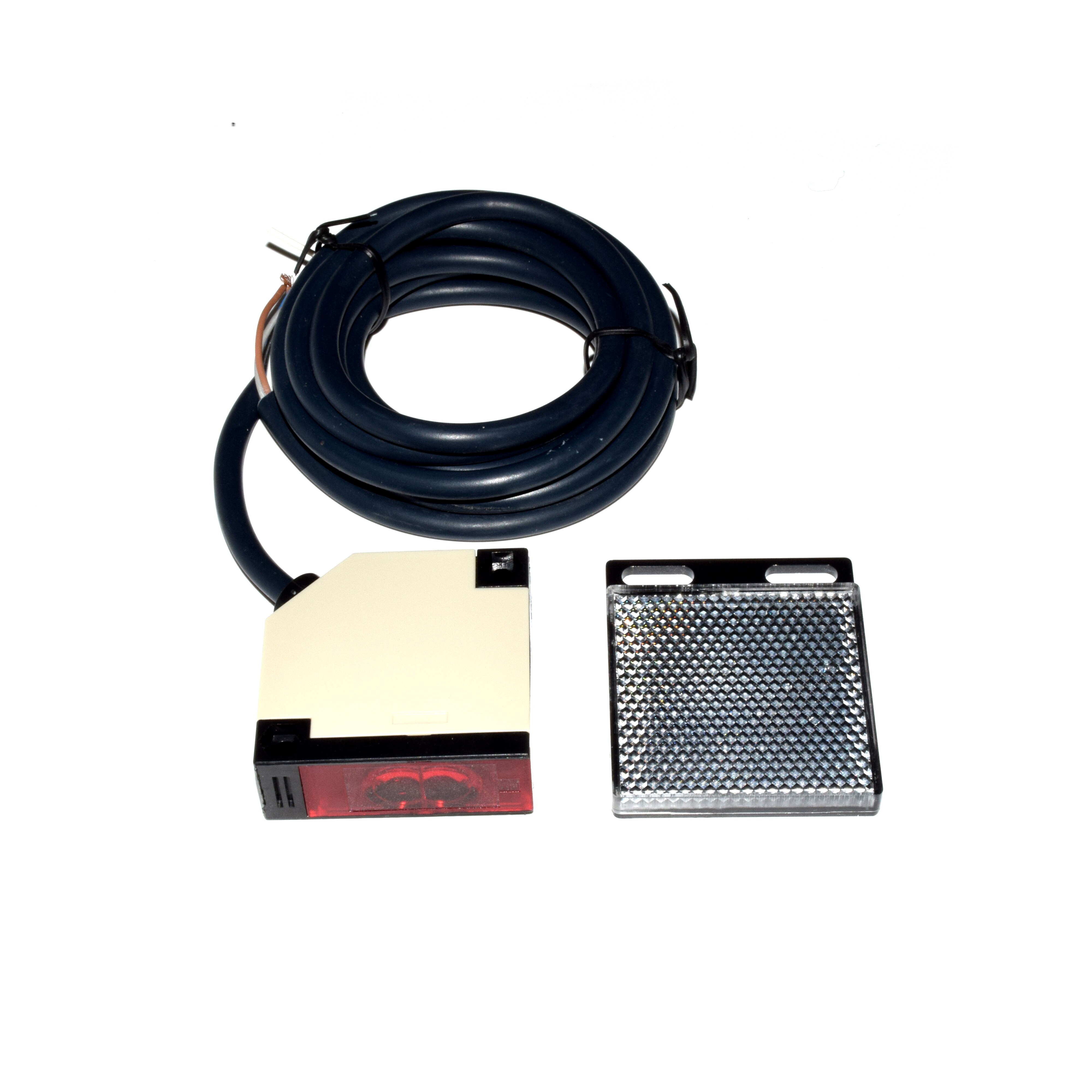 DC12-24V / AC90-240V Reflective photoelectric switch photocell E3JK-R4M1 infrared beam sensor Square Reflex Light Barrier Senso