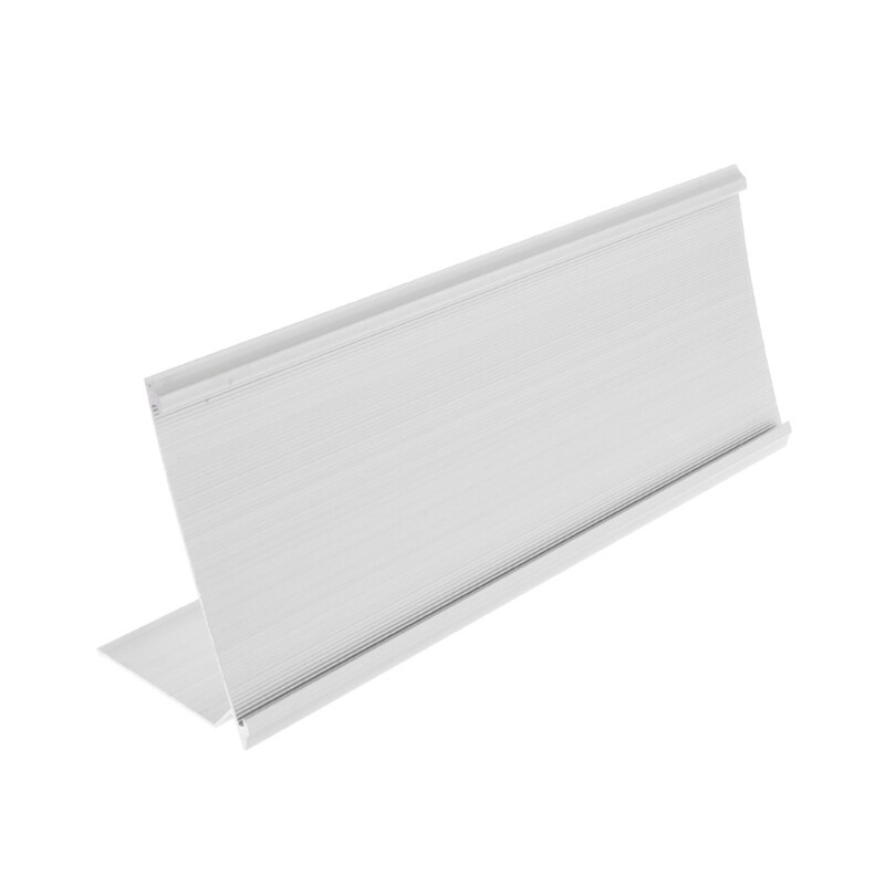 Plaque porte-nom en alliage d'aluminium 9x24cm, Plaque en argent doré, pour bureau, école: Silver