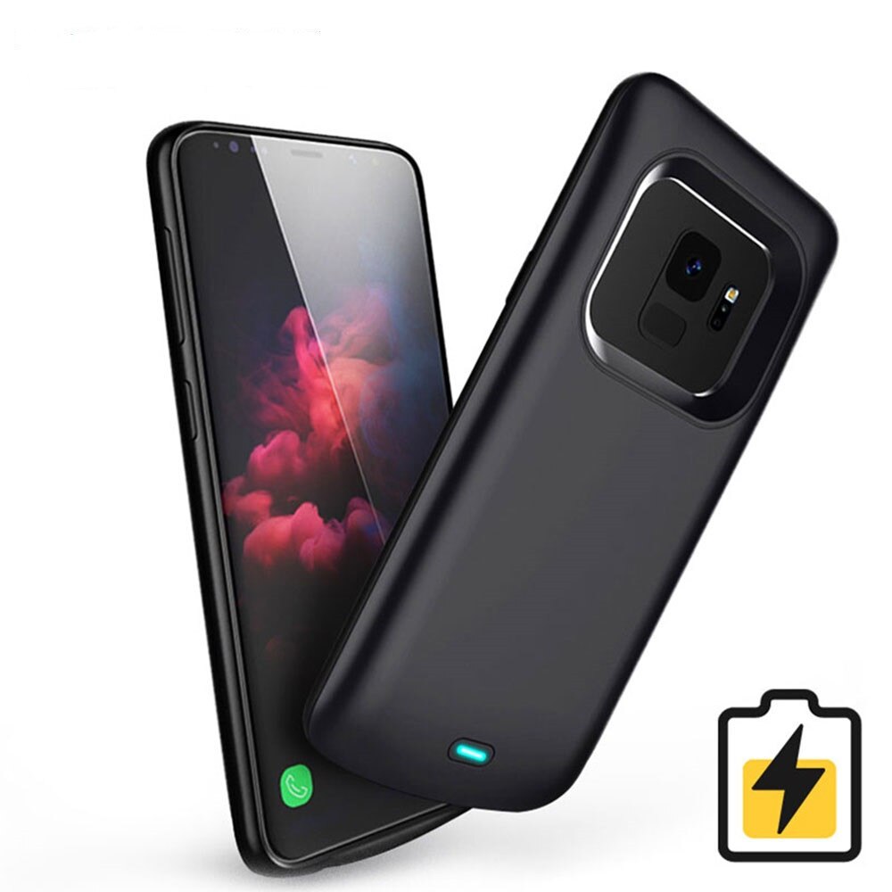 Leioua 7000 mah batterijladerhoes voor samsung galaxy note 8 note 10 pro powerbankhoes voor samsung note 8 note 9 batterijhoes