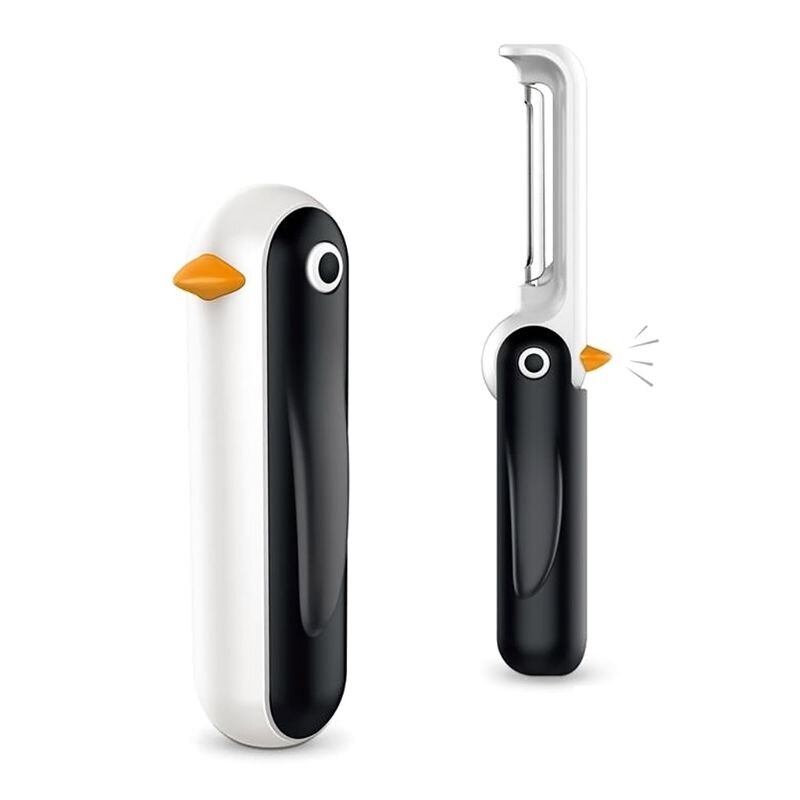 Kreatywny pingwin w kształcie ze stali nierdzewnej składane owoce obieraczka robić warzyw obieraczka domu nóż kuchenny narzędzia