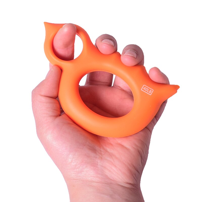 Hand Gripper Grip Silicone Ring Hand Resistance Band Finger Stretcher-Exercise for Forearm Wrist Training Carpal Hand Expander: Orange