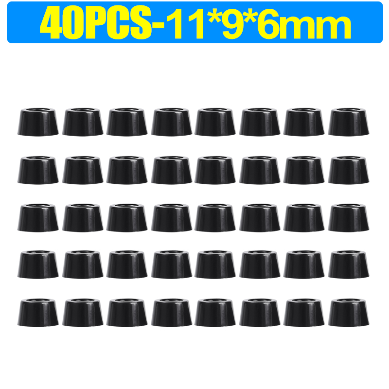 Almohadillas de goma protectores de suelo, tabla de cortar antideslizante, junta de parachoques para muebles, cubierta de pata de silla y mesa, alfombrilla de Hardware para muebles, 8/80 Uds.
