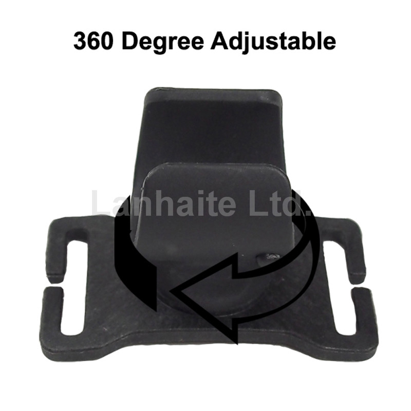 KRK 360 degree Adjustable Flashlight Mount - Black (1 pc)